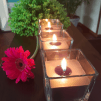Candles and Flower Slider