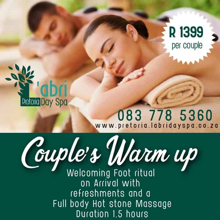 Couples winter warm up spa